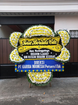 Papan Bunga Duka di Caringin Wetan