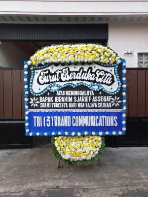 Papan Bunga Duka di Caringin Wetan
